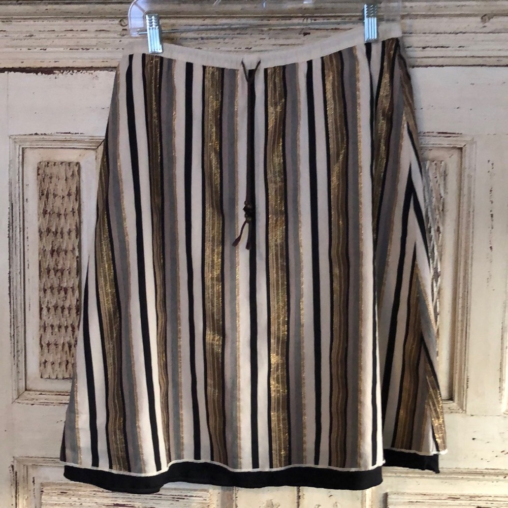 Cotton Skirt - metallic accent - Old Navy Size XS